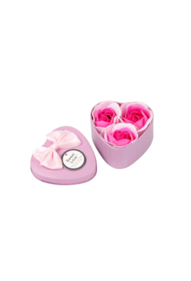 Herz Rosenseifen rosa