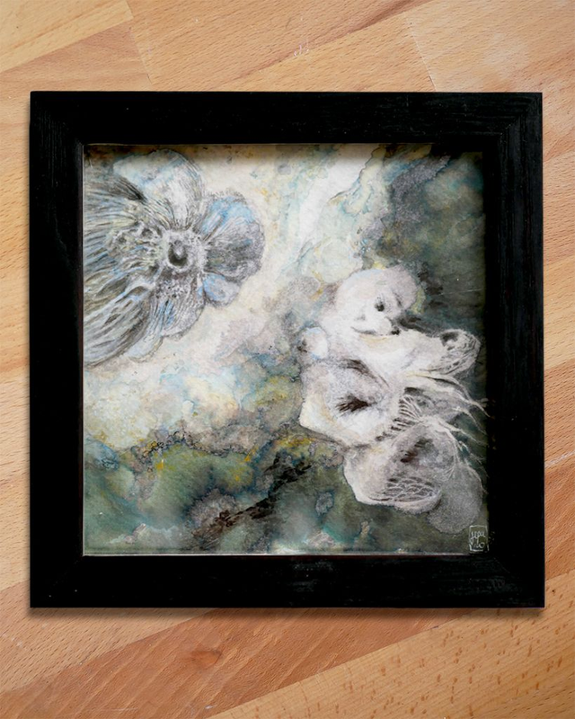 Tirage encadré "Errance onirique n°4 - détail n°1"