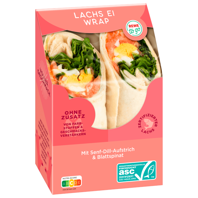 REWE to go Wrap Lachs & Ei