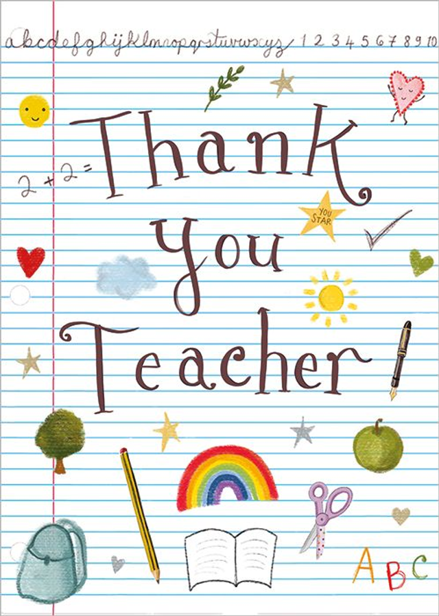 Thank You Teacher B021