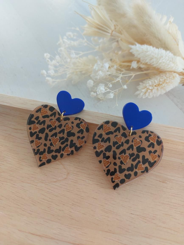 Boucles d&#039;oreilles Ilona bleu 