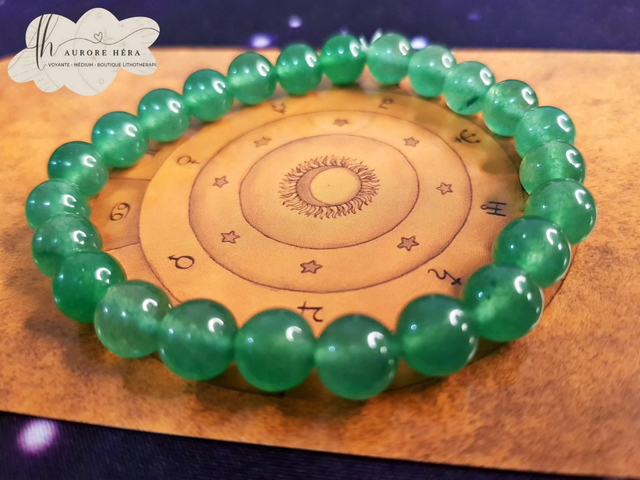 Bracelet Aventurine Verte 