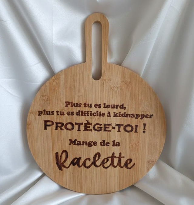 Grande planche "plus tu es lourd, plus tu es difficile à kidnapper"