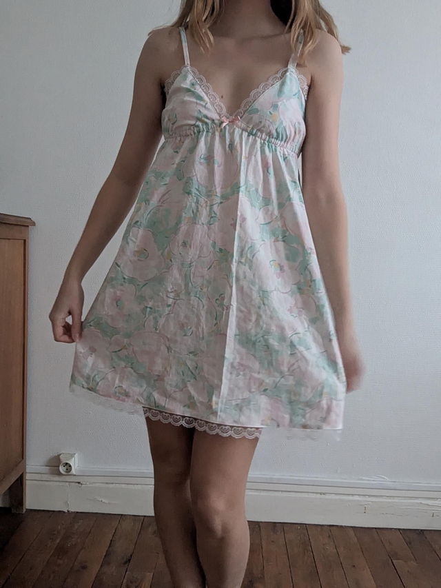 Pyjama nuisette - fleurs - XS/S