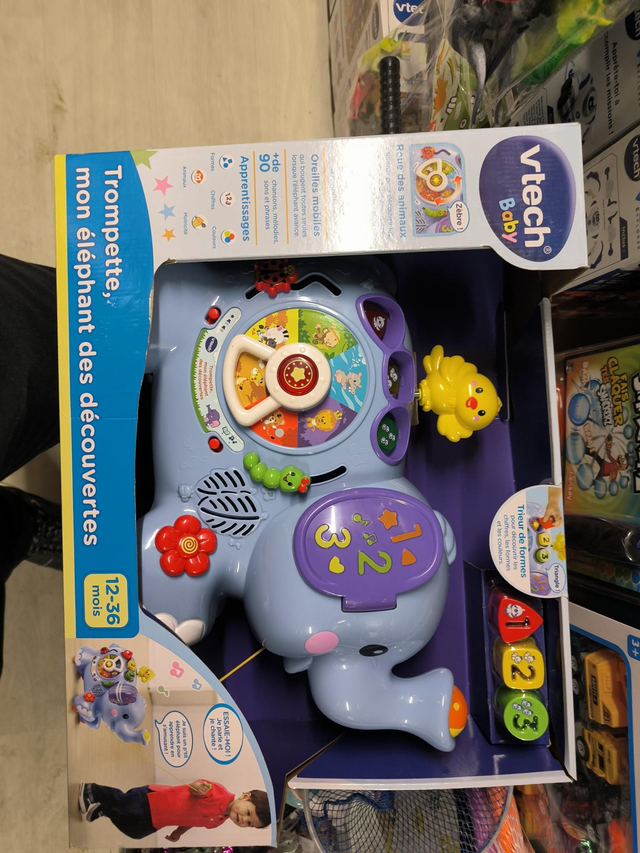 TROMPETTE MON ÉLÉPHANT DES DÉCOUVERTE 