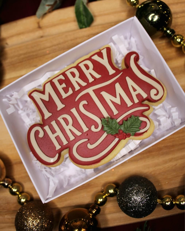 Merry Christmas Luxury Biscuit Gift