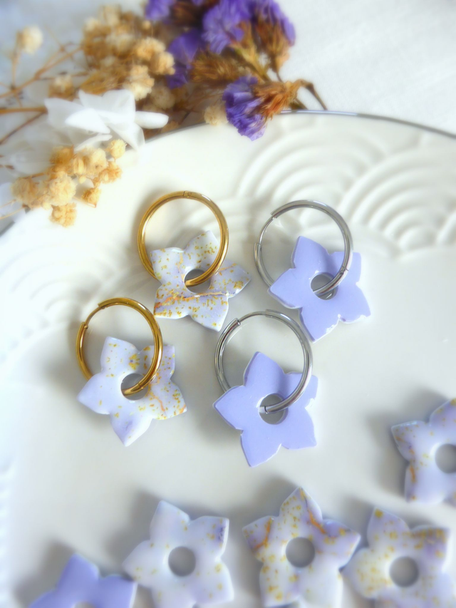 Perles étoiles parmes - Mix &amp; Boucles