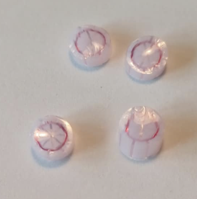 Millefiori vortex pale pink 