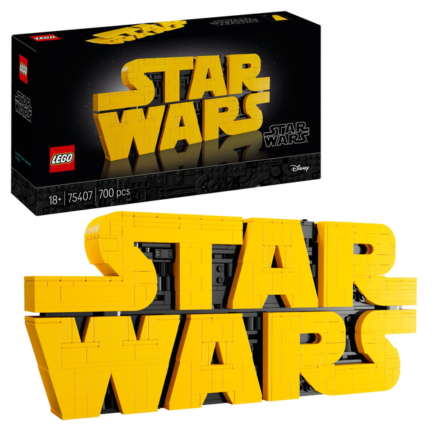 LEGO 75407 Star Wars Star Wars Logo aus LEGO Steinen