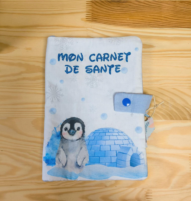 Protège carnet de santé pingouin 🐧