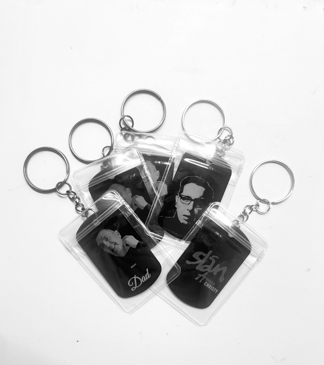Black Metal Keyring