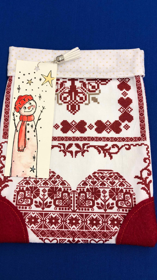 Pochon et marque-pages pour livre