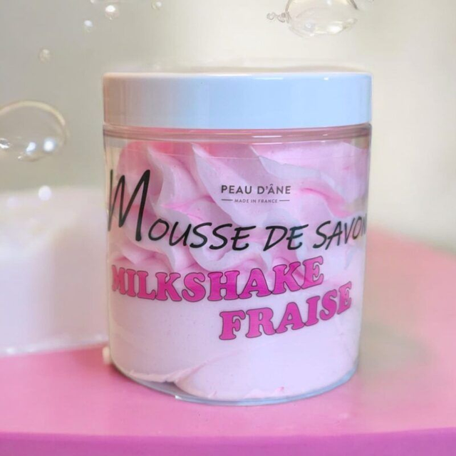 Mousse de savon Milkshake fraise