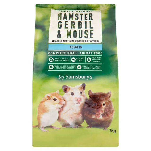 Sainsbury's Hamster, Gerbil &amp; Mouse Nuggets 1kg
