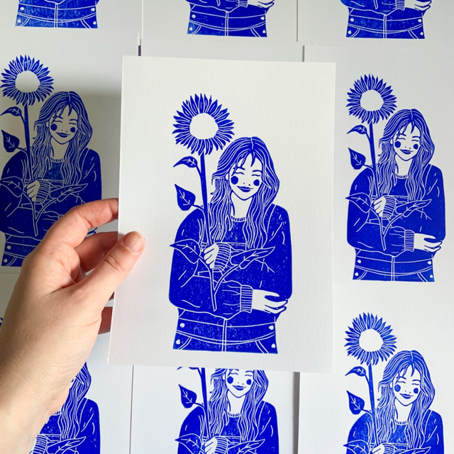 Floraison et tournesol