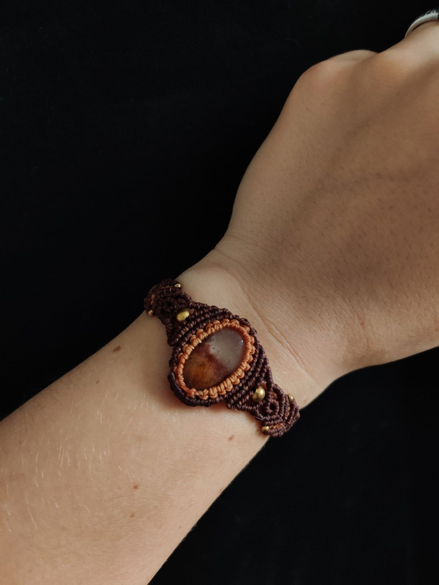 Flamme d’Aube – Quartz inclusions orangées