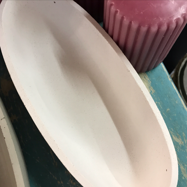 F66 Schale lang, klein, weiß 