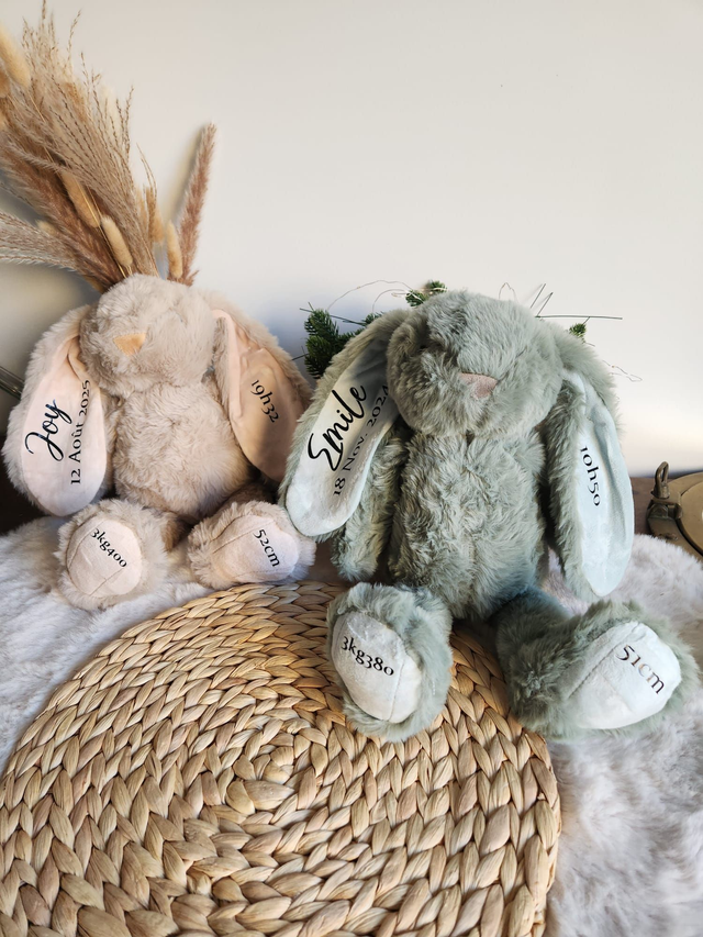 Peluche Lapin personnalisée