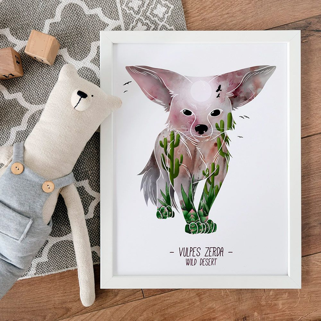 "Wild Desert" Affiche 4A