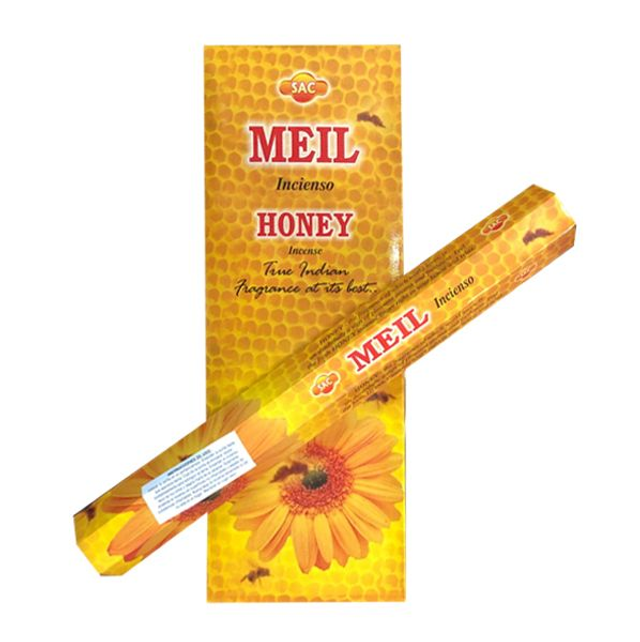 Caja GRANDE  6 uni. Incienso Sac Miel