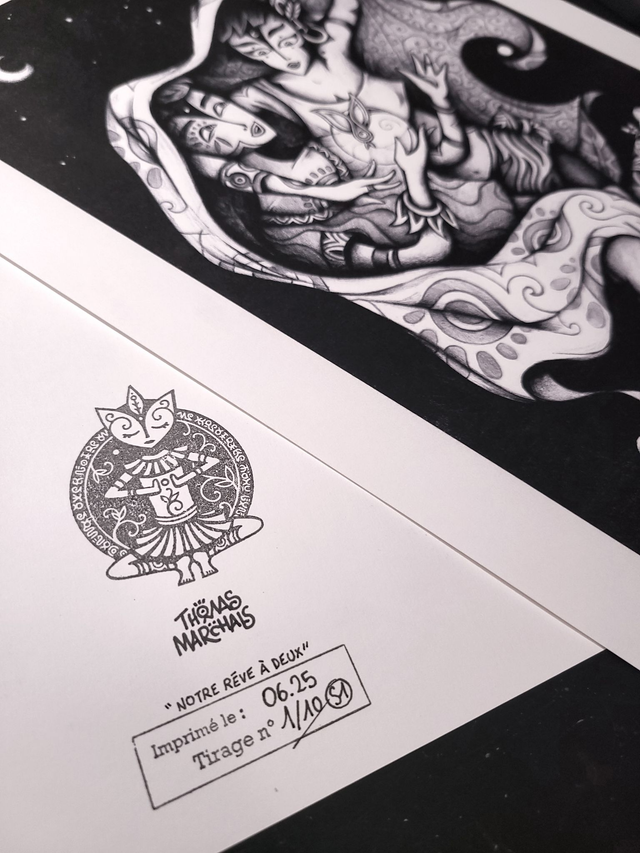 Notre Rêve à Deux, 30x40cm, Série Numérotée