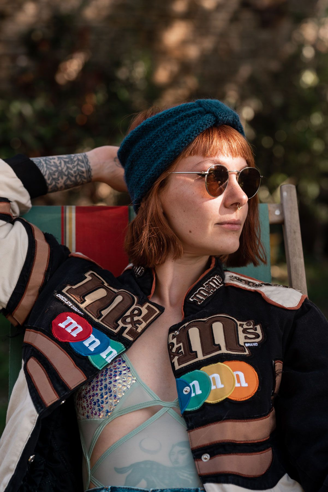 Bandeau Cache Oreille Mohair de Chevreau