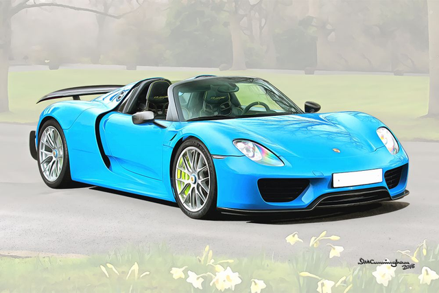 C180109 Porsche 918 Spyder Weissach Edition 2015