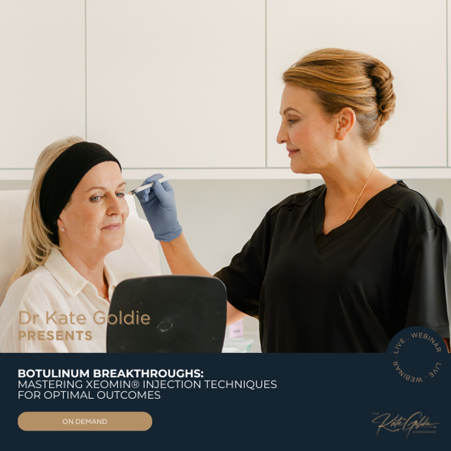 ON DEMAND WEBINAR -Botulinum Breakthroughs -  1 month access 