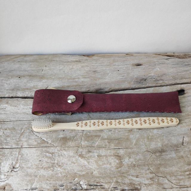 Pochette BAD Liège Prune (Brosse à dents)