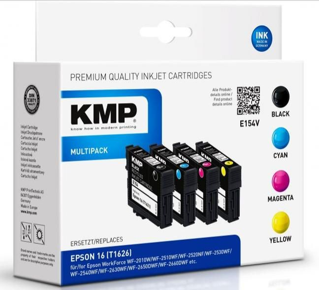 CARTOUCHES D&#039;ENCRE EPSON WF2750 CMYK, 3/3/3/5ML ref G356151