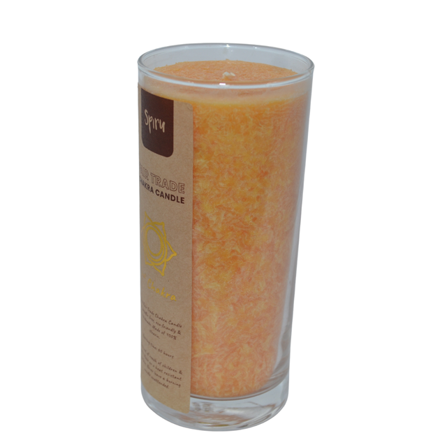 Bougie Spiru - Chakra Sacré (Non parfumée)