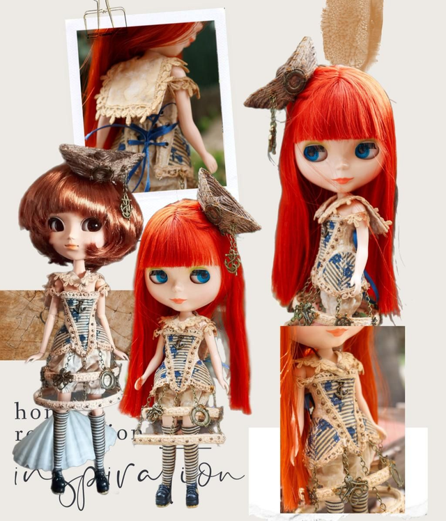 Baroque Sailor set for Blythe and Pullip dolls
