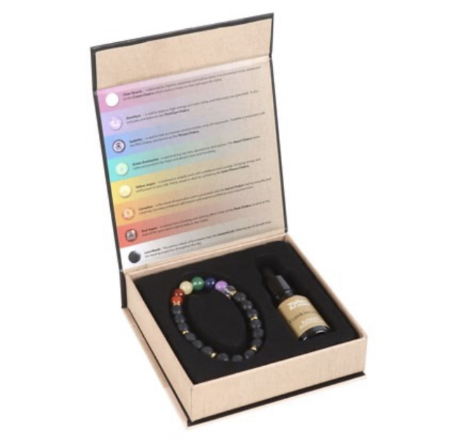 Seven Chakras Essential Oil Bracelet