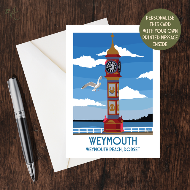 Weymouth, Travel Poster Card