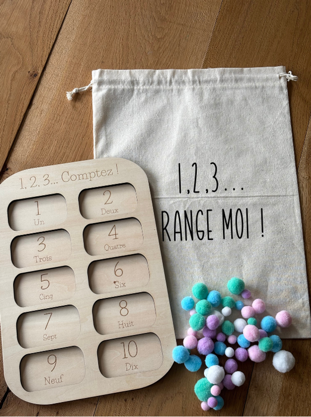 1,2,3... Comptez ! avec sac de rangement