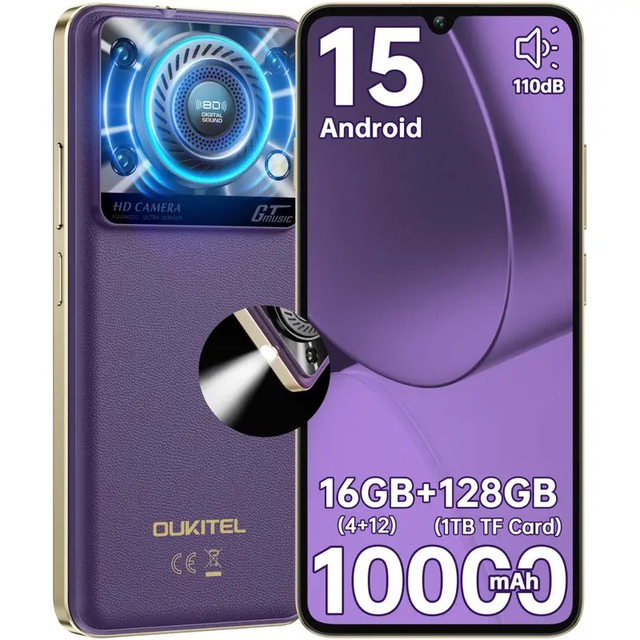 Phone, OUKITEL C60 10000mAh Large Battery 