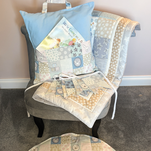 Bella Bunny Nursery/ Playroom Decor - Blue