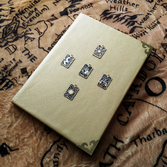 Grimoire simili cuir "Cartes de Tarot"
