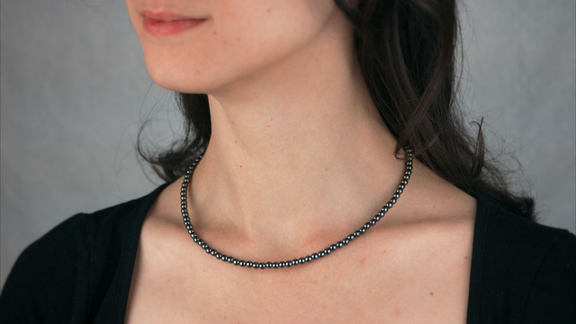 Collier en hématite