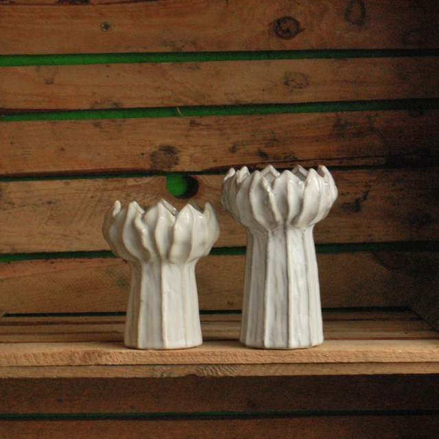 Hyacinth Vases White