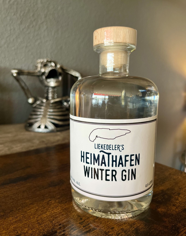 Liekedeler’s Heimathafen Winter Gin (0,5 Liter, 47% Vol.)