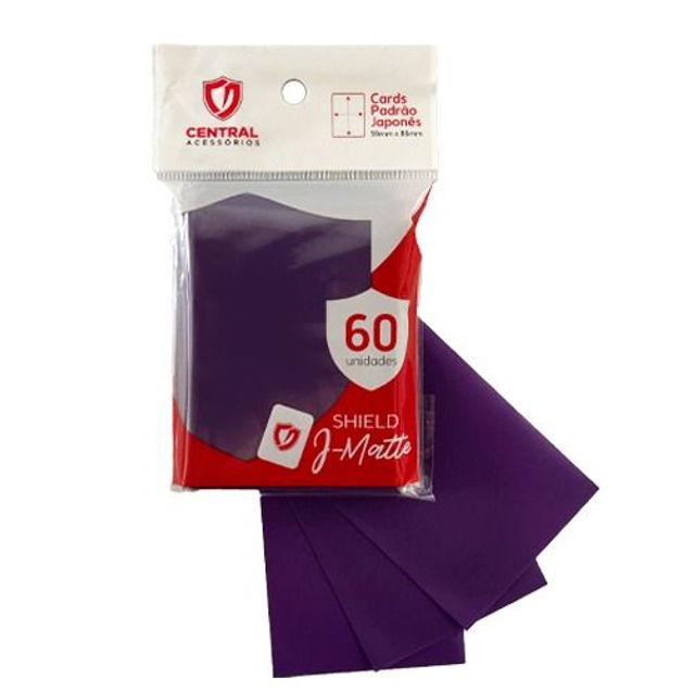 Central Shield (Sleeve) - Japonês Matte - 60 Unidade