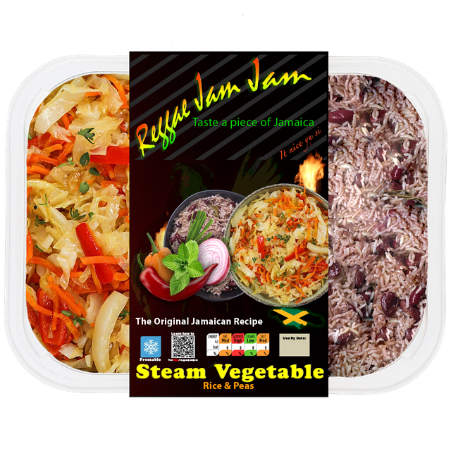 Steam Vegetable and Rice Peas