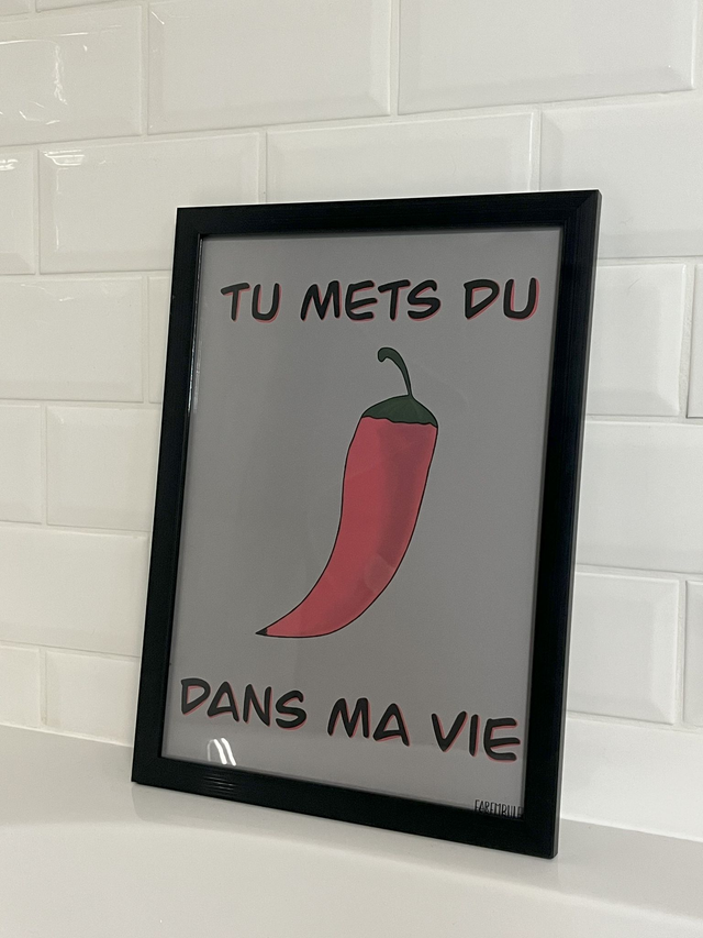 Affiche &quot;Piment&quot; A4