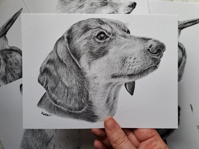 Dachshund Mini Print