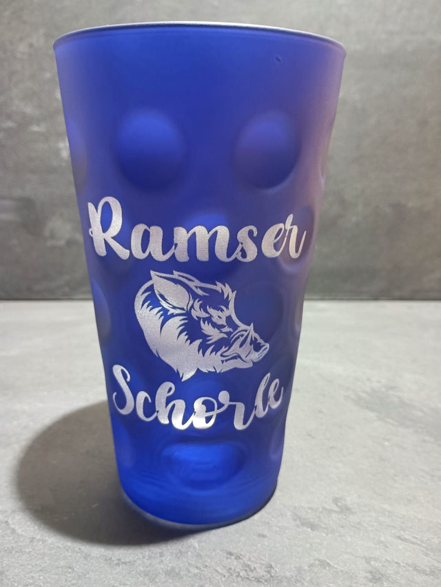 Dubbeglas "RAMSER SCHORLE" versch Farben