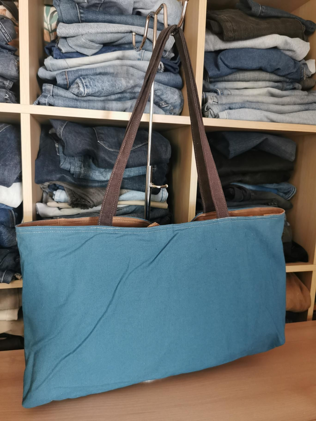 Sac cabas # 234 - Chino recyclé pour un sac léger