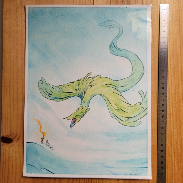 Aquarelle Originale - La tempète page 13 