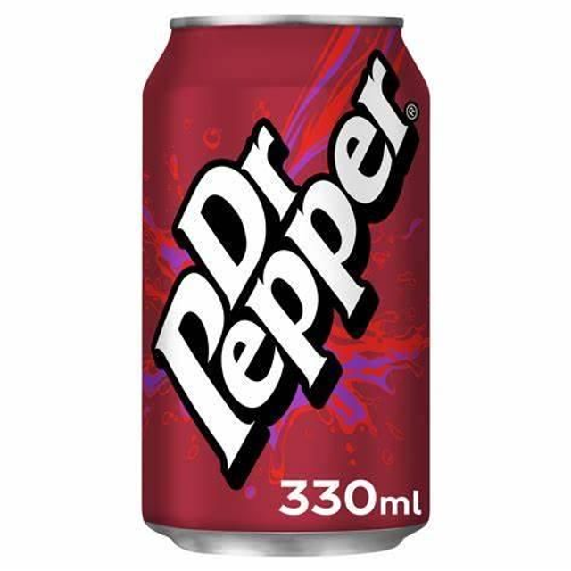 Dr Pepper 330ml can