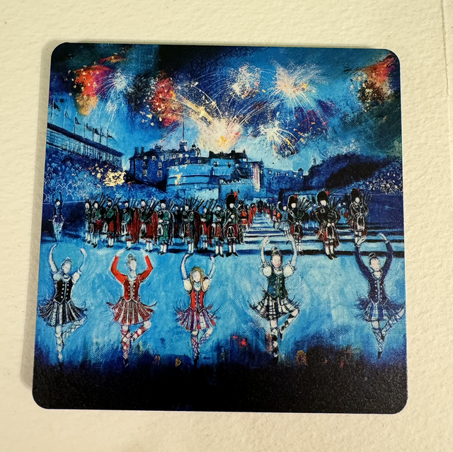 Coaster- Edinburgh Castle Tattoo- Highland Dancers